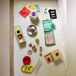 BUNDLE of Lovevery, Montikids, and Misc Baby Montessori Toys